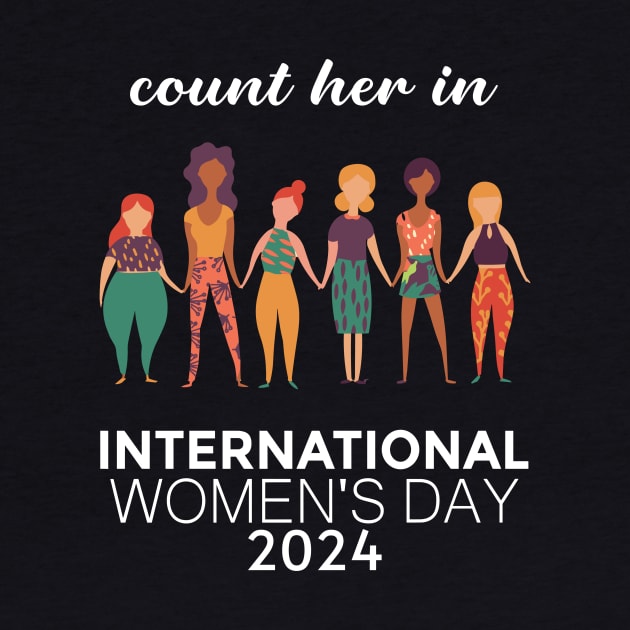 Count Her Inspire Inclusion Women's International Day 2024 by AimArtStudio